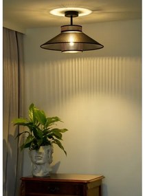 Duolla - Prisadený luster RIO SHINY 1xE27/15W/230V pr. 45 cm čierna/medená