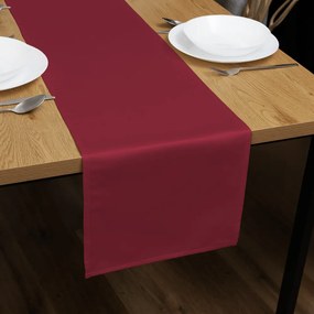 Biante Saténový behúň na stôl polyesterový Satén LUX-L055 Vínovo červený 20x140 cm