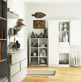 Knižnica QUAD2 biela