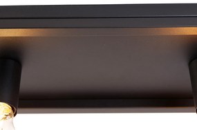 Inteligentné stropné svietidlo čierne 99,5 cm vrátane 4 Wifi A60 - Cage