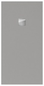 VILLEROY &amp; BOCH Planeo obdĺžniková sprchová vanička akrylátová, s technológiou RockLite, štandardný model, protišmyk (A), 1600 x 800 x 48 mm, Nature Grey, UDA1680PLA2V-3N