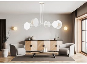 Luster na lanku IDEA 4xE27/15W/230V biela