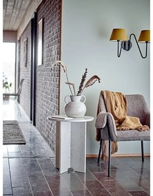 Mramorový okrúhly odkladací stolík ø 46 cm Jasmia – Bloomingville