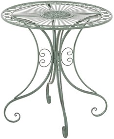 Kovový stôl GS13437402 - Zelená antik