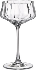 Crystal Bohemia Cettia optic poháre na martini 300 ml 6 ks