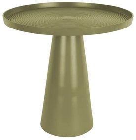 Odkladací stolík rizky ø 40 x 43 cm zelená MUZZA