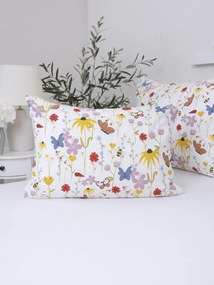 Bavlnená obliečka na vankúš Renforcé 50 × 70 cm - Motýliky