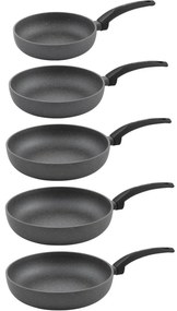 Florina Kamenná panvica Lava Stone MG, 26 cm, sivá, pr. 26 cm