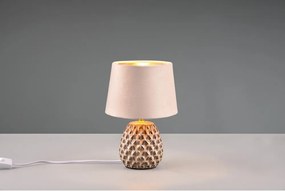 Béžová stolová lampa (výška 27 cm) Ariana - Reality