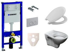 Cenovo zvýhodnený závesný WC set Geberit + WC Ceramia S-Line Pro 458.103.00.1NR1
