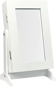 Šperkovnica so zrkadlom LUMERA biela PHO5775