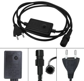 Vianočná svetelná hadica, 10m, modrá