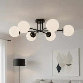 Brilagi - Prisadené stropné svietidlo MALIVA 6xE14/15W/230V čierna/biela