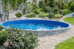 Planet Pool 10982 Náhradná bazénová fólia Waves pre bazén ø 3,6 m x 0,92 m