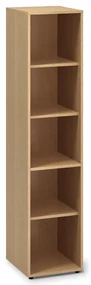 Vysoká skriňa ProOffice 40 x 45 x 178 cm, buk