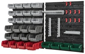 PARKSIDE® 100361846 Úložný nástenný organizér, 43-dielna súprava