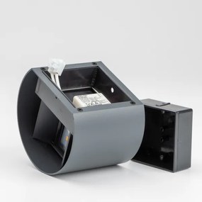 Brilagi - LED Vonkajšie nástenné svietidlo RONDO LED/6W/230V antracit IP54