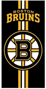 Froté osuška NHL Boston Bruins Prestige Black 70x140 cm