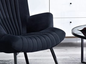 Relaxačné kreslo Lanzaris (čierna). Akcia -20%. Vlastná spoľahlivá doprava až k Vám domov. 1135831