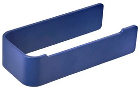 Modrý nástenný kovový držiak na toaletný papier Ume – Zone