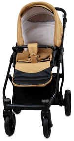 Detský kočík 4v1 BabyLux AIR ALU Sand Pearl+isofix základňa