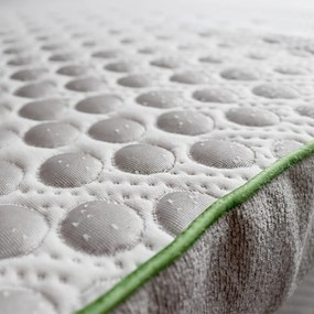 DREAMPUR Vrchný matrac z latexovej peny DREAMPUR® grey dots 8,5 cm - 160x200 cm