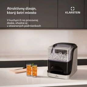 Klarstein Kristall ľadovač na ľadové kryštály 2 veľkosti 2,5l nádrž na vodu