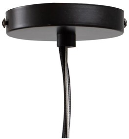 Prírodná závesná lampa z ratanu WOOOD Mooze, ø 80 cm