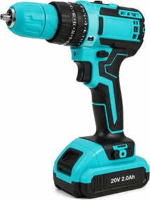 Akumulátorová príklepová vŕtačka so skrutkovačom NITRONIX 4787 + 2× batéria + kufrík