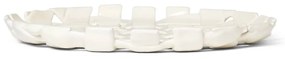 Ferm Living Keramický tanier Plait Off-white 30 cm