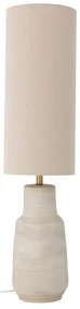 Krémová stojacia lampa s textilným tienidlom (výška 113 cm) Linetta – Bloomingville