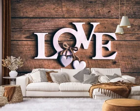 Gario Fototapeta Nápis Love Materiál: Vliesová, Rozmery: 150 x 105 cm