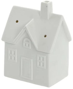 Retlux - LED Porcelánová dekorácia LED/3xLR44/teplá biela domček biela