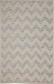 Koberec Modern Chevron beige/ice blue 160x230 cm