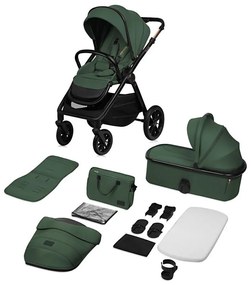 Lionelo - Kombinovaný kočík 2v1 LAYLA Zelený les