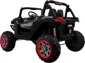 Ramiz Detský kočík SuperStar Čierna + MP4 + pohon 4x4 + diaľkové ovládanie + batožinový priestor + LED dióda + zámok dverí