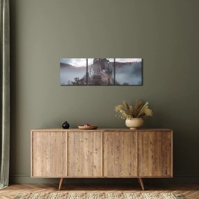 Obraz - Eltz Castle, Nemecko (s hodinami) (90x30 cm)