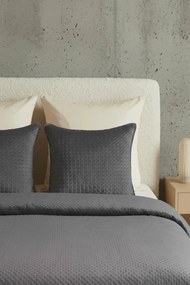 Velúrová obliečka na vankúš MAYA grafitová Rozmer: 50x70 cm