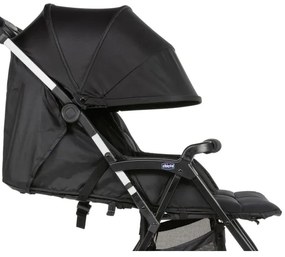 Chicco - Športový kočík pre dvojčatá OHLALA TWIN Black Night čierna