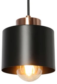 Luster na lanku OLENA 1xE27/60W/230V čierna