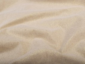 Biante Dekoračný záves Leona LN-161 Béžový/zlatý trblietavý 140x210 cm
