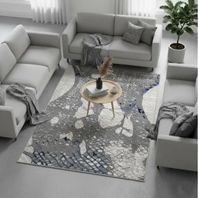 DC Koberec Texas 067 modrá sivá Rozmer: 120×170 cm