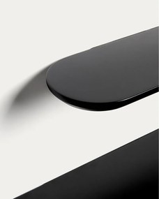 Čierne police v súprave 2 ks 55 cm Arely – Kave Home