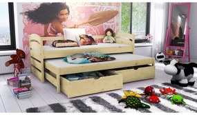 Detská posteľ Pompi s výsuvným lôžkom DPV 012 Certyfikat