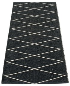 Čierny vnútorný a vonkajší behúň 70x160 cm Max Black – Pappelina