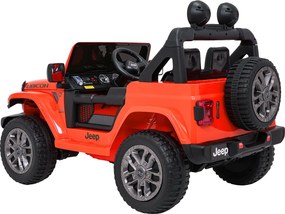 Ramiz Jeep Wrangler Rubicon LIFT elektrické autíčko pre deti oranžové