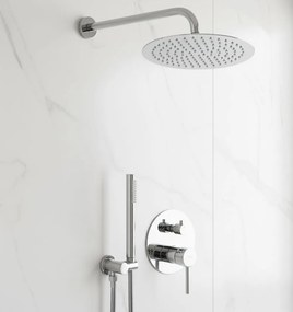 Sprchový komplet REA LUNGO DIAMOND + BOX s podomietkovou batériou, chróm