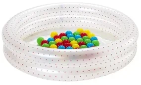 Bestway Bazén s 50 ks loptičiek, pr. 91 cm, ružová