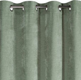 ZÁVES NA KRÚŽKOCH VANI 140X250 CM TMAVOMÄTOVÁ