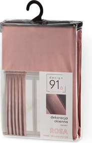 ZATEMŇOVACÍ ZÁVES NA PÁSKE ROSA 135X300 CM STARORUŽOVÁ